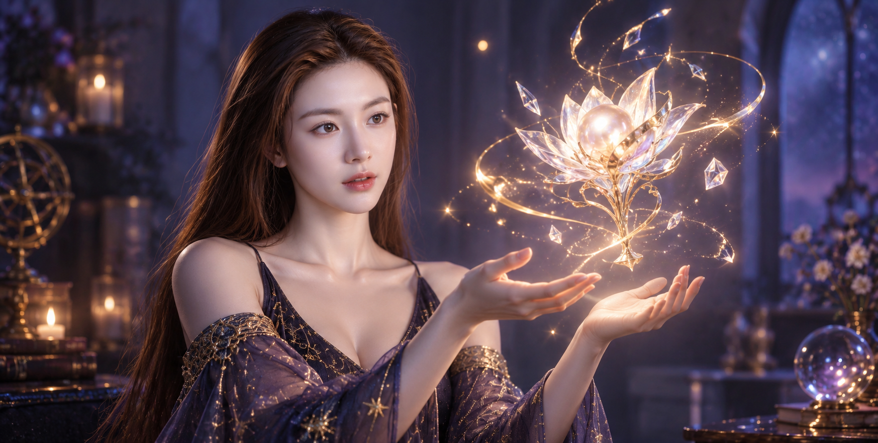 愿望化为现实的奇幻瞬间 — AI image creation