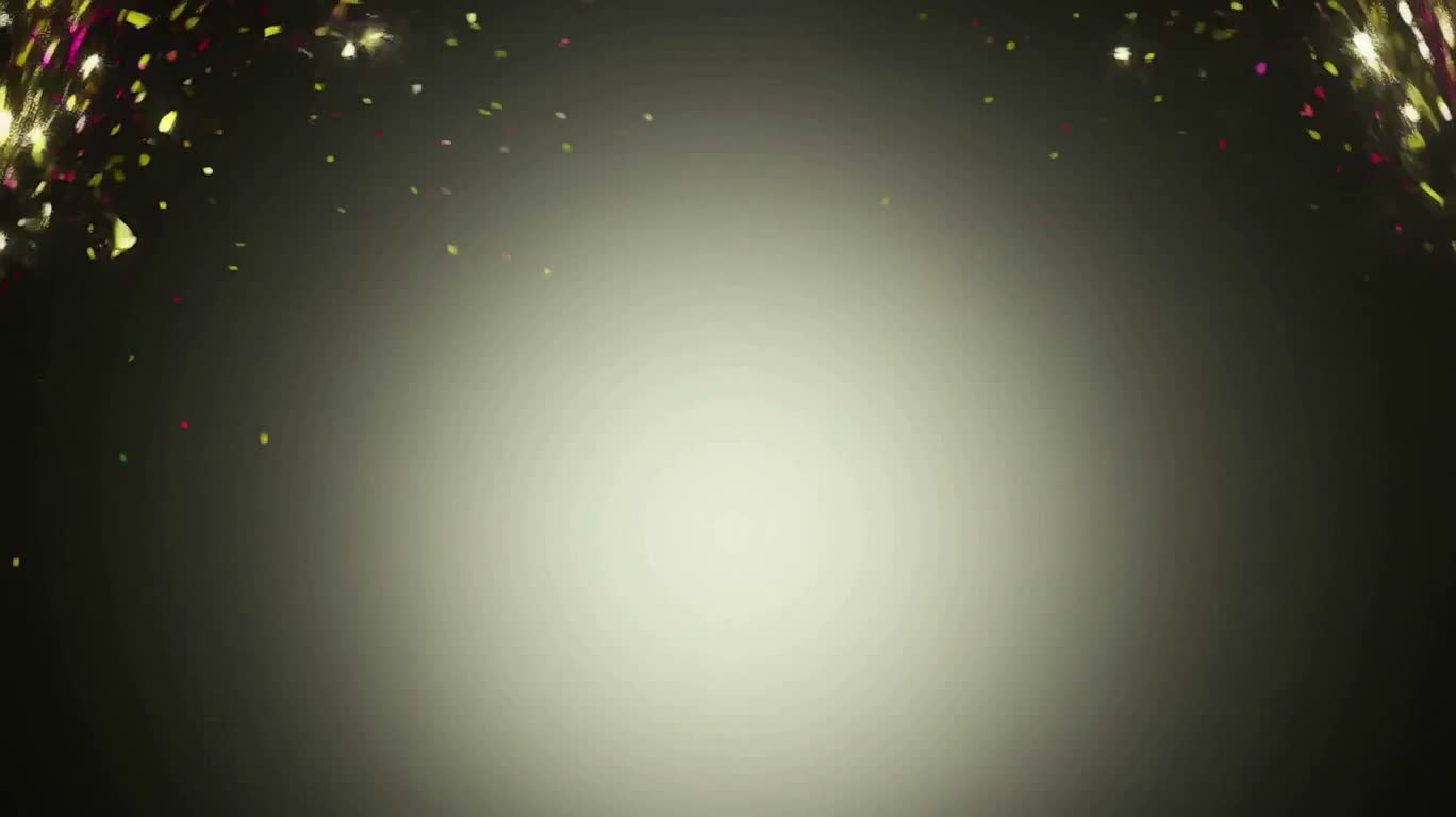 胜利时刻的慢动作彩屑 — AI video creation