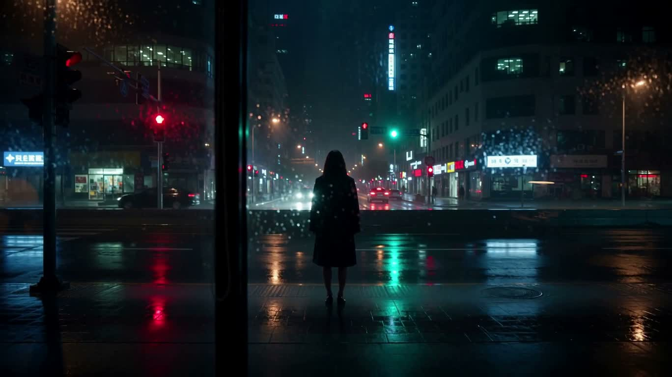 雨夜屏幕前的觉醒 — AI video creation