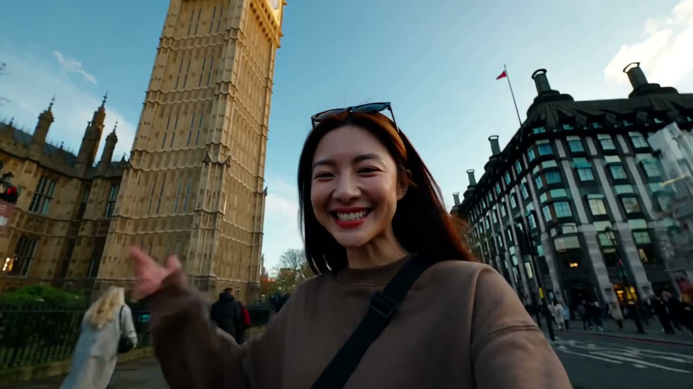 伦敦一日旅行快剪 — AI video creation