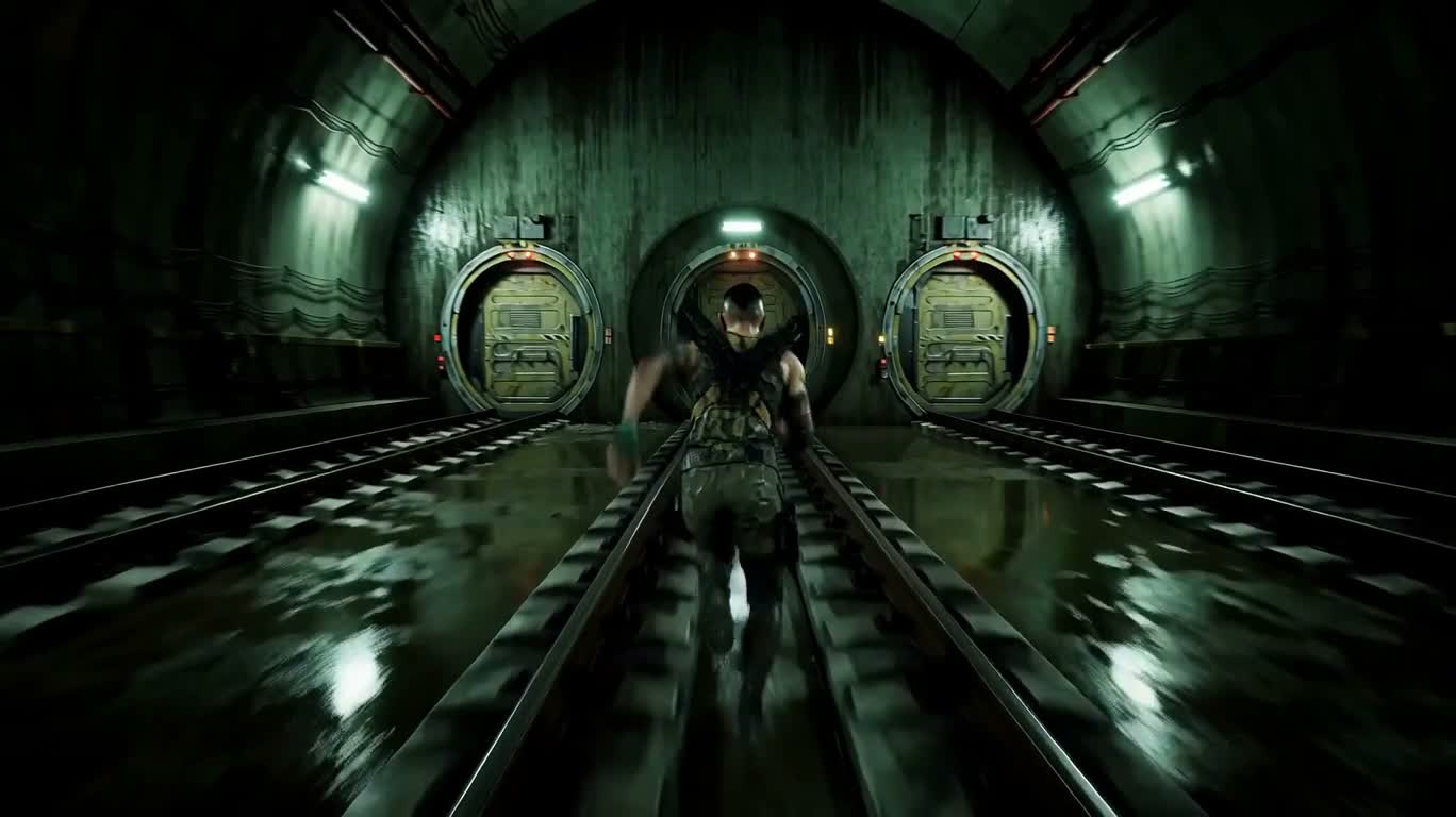 地下隧道极限奔逃 — AI video creation