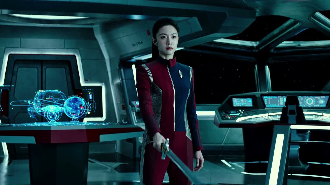 Star Captain Holding a Sword — AI video creation