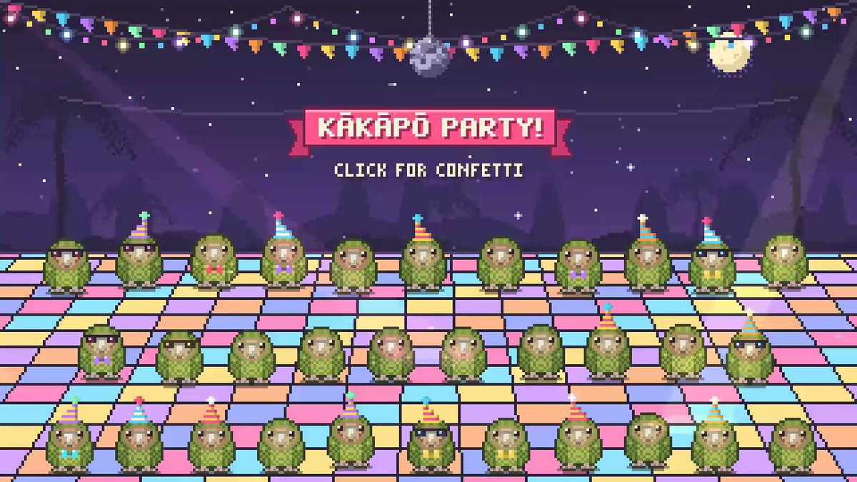 珍稀鸟类繁育季像素风庆祝视频 — AI video creation