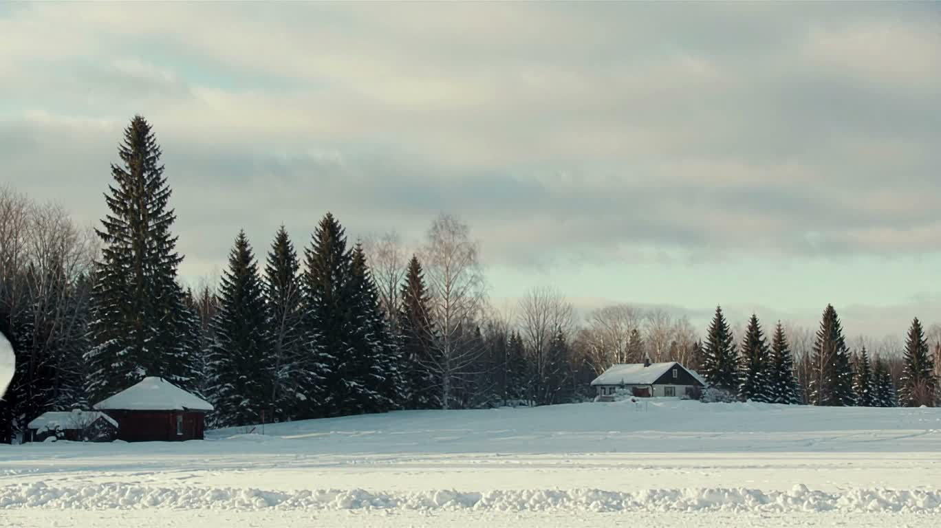 Deux boules de neige se percutent en plein vol — AI video creation
