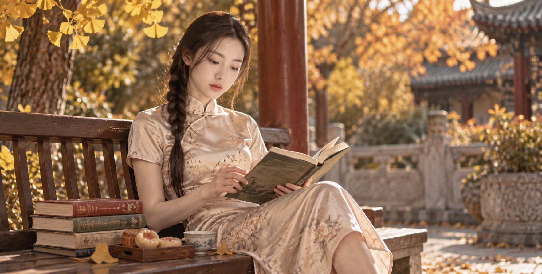 Phong cách Tân Trung Hoa điện ảnh: sườn xám và khoảnh khắc sách vở dưới nắng thu