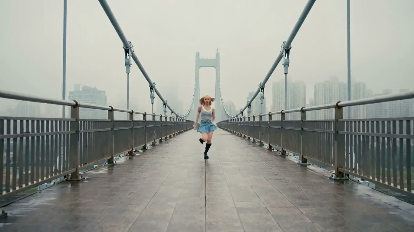 雾桥精灵少女的动感街舞 — AI video creation