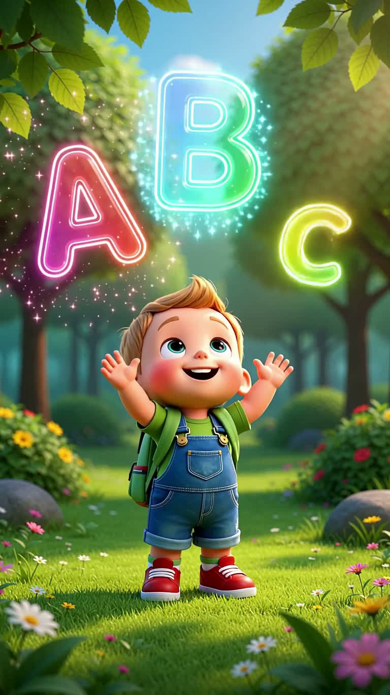 Aventure alphabétique dans la forêt — AI video creation