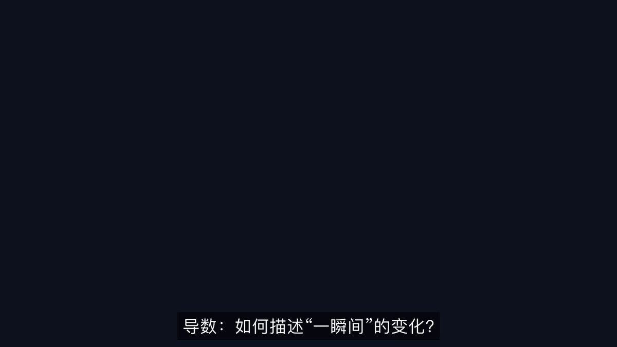 Manim制作的导数概念教学视频
