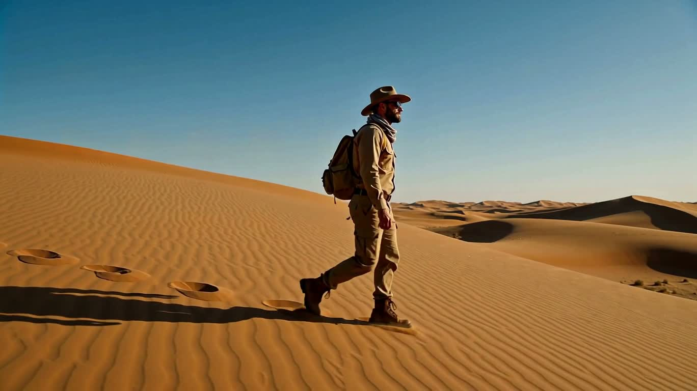Độc hành qua biển cát