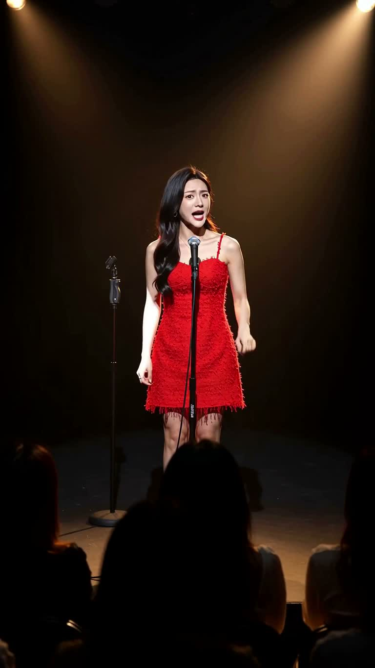 红裙舞台脱口秀