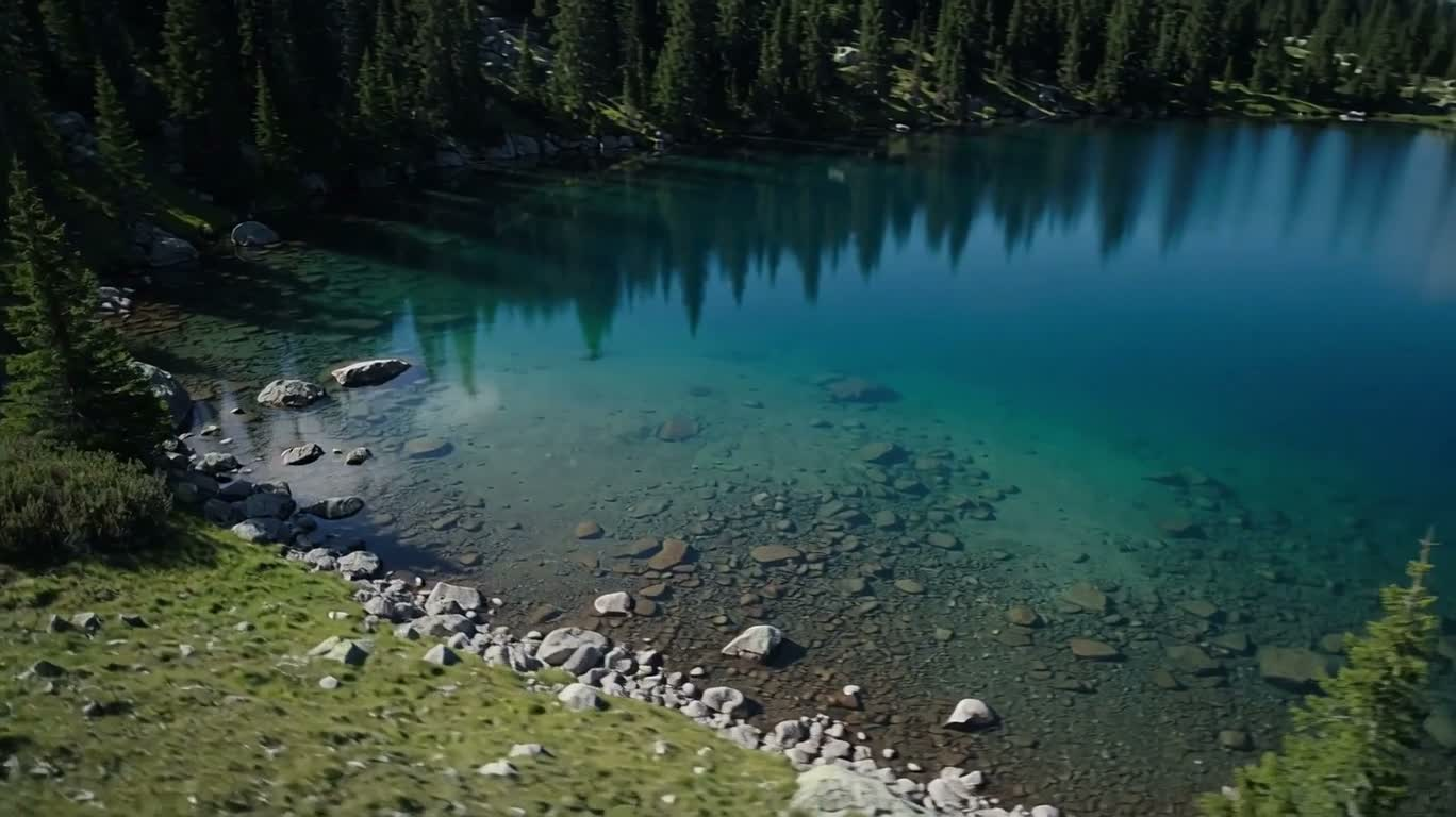 静谧高山湖