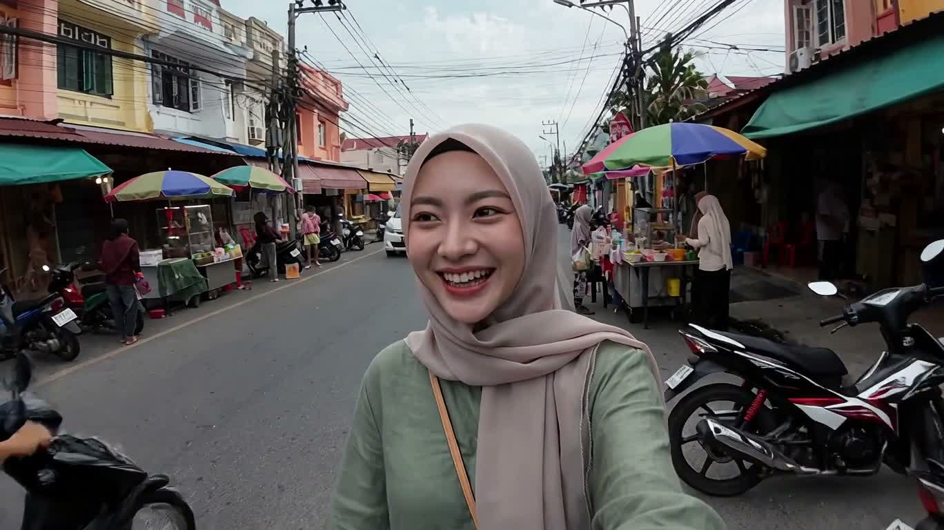 街巷清饮漫游 — AI video creation