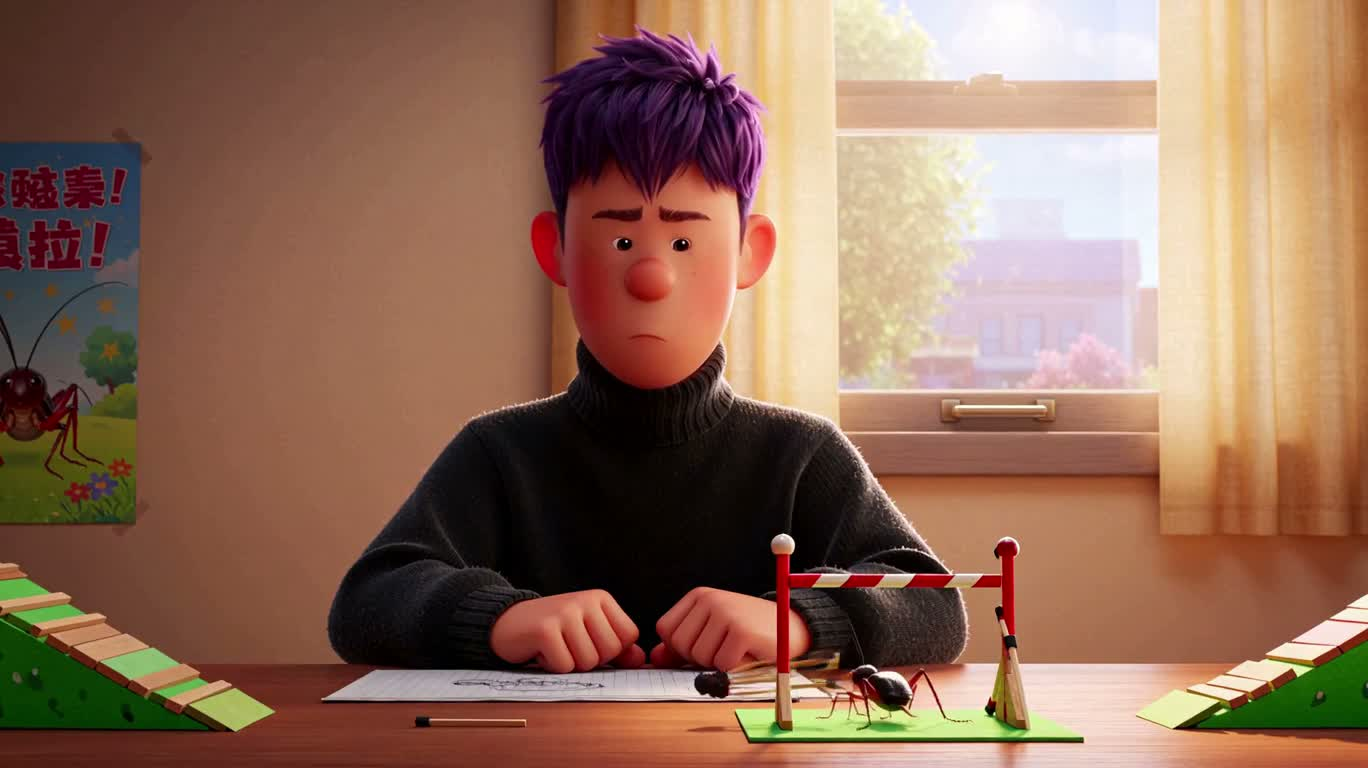 Giấc mơ vô địch cuộc thi thú cưng của chú dế nhỏ — AI video creation