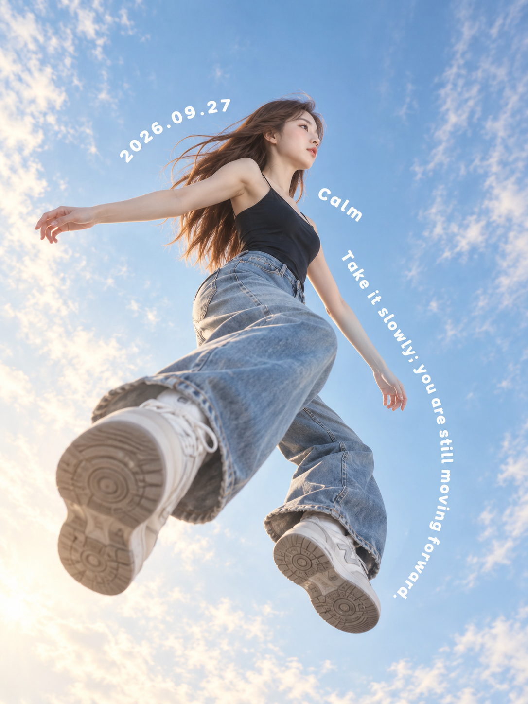 情绪天空：仰拍视角AI海报设计指南 — AI image creation