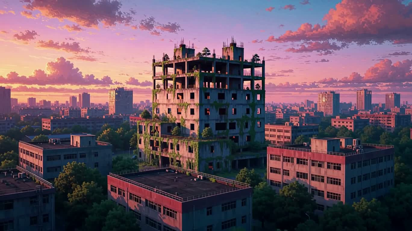 黎明霓虹:自然回收的废弃巨构