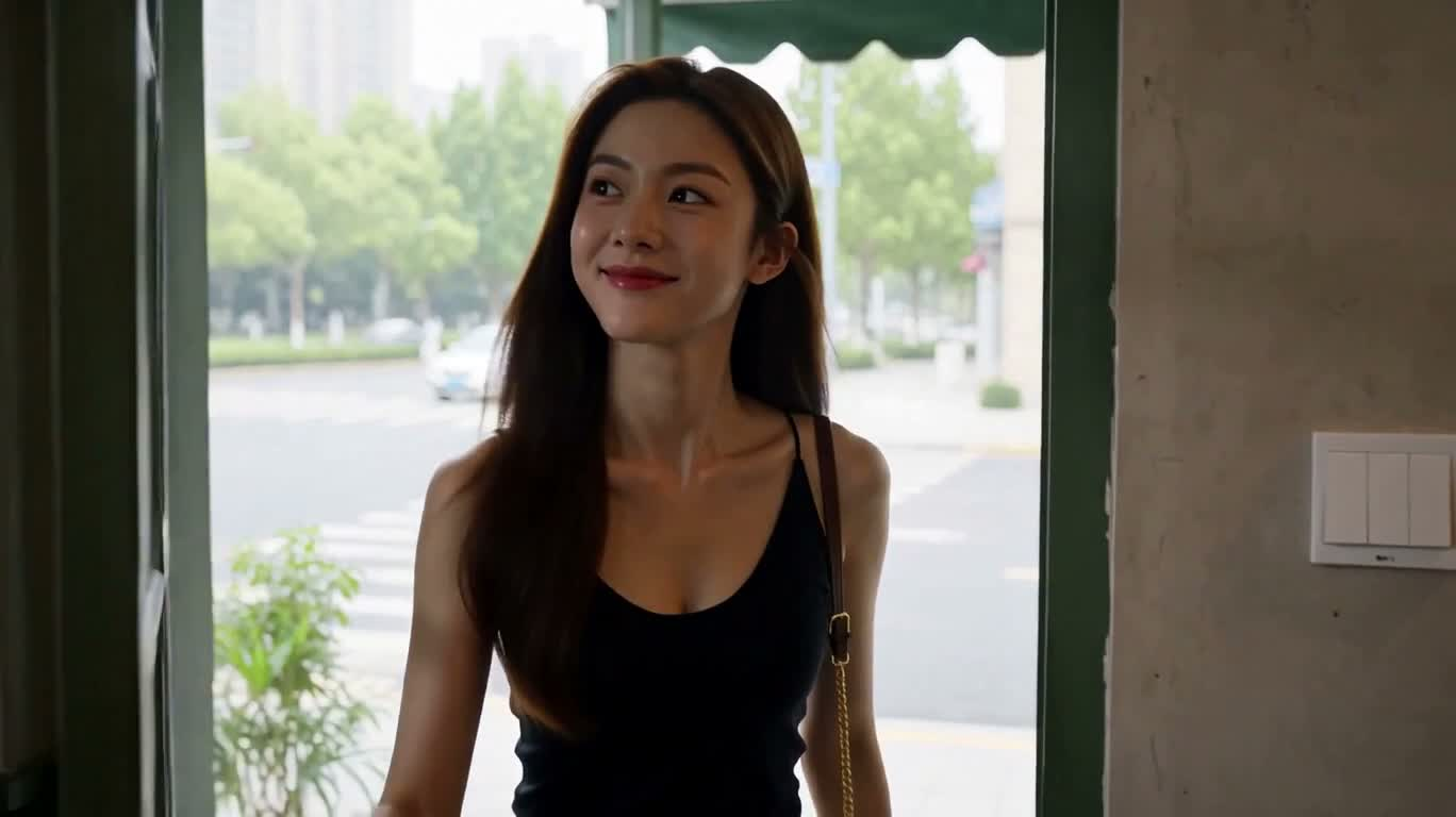 咖啡店里的愉快体验 — AI video creation