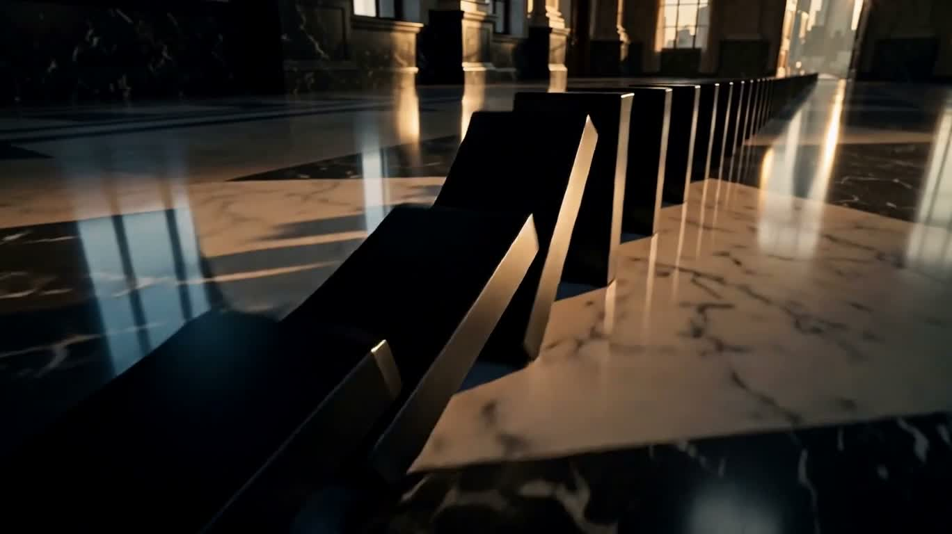坠落骨牌之路 — AI video creation