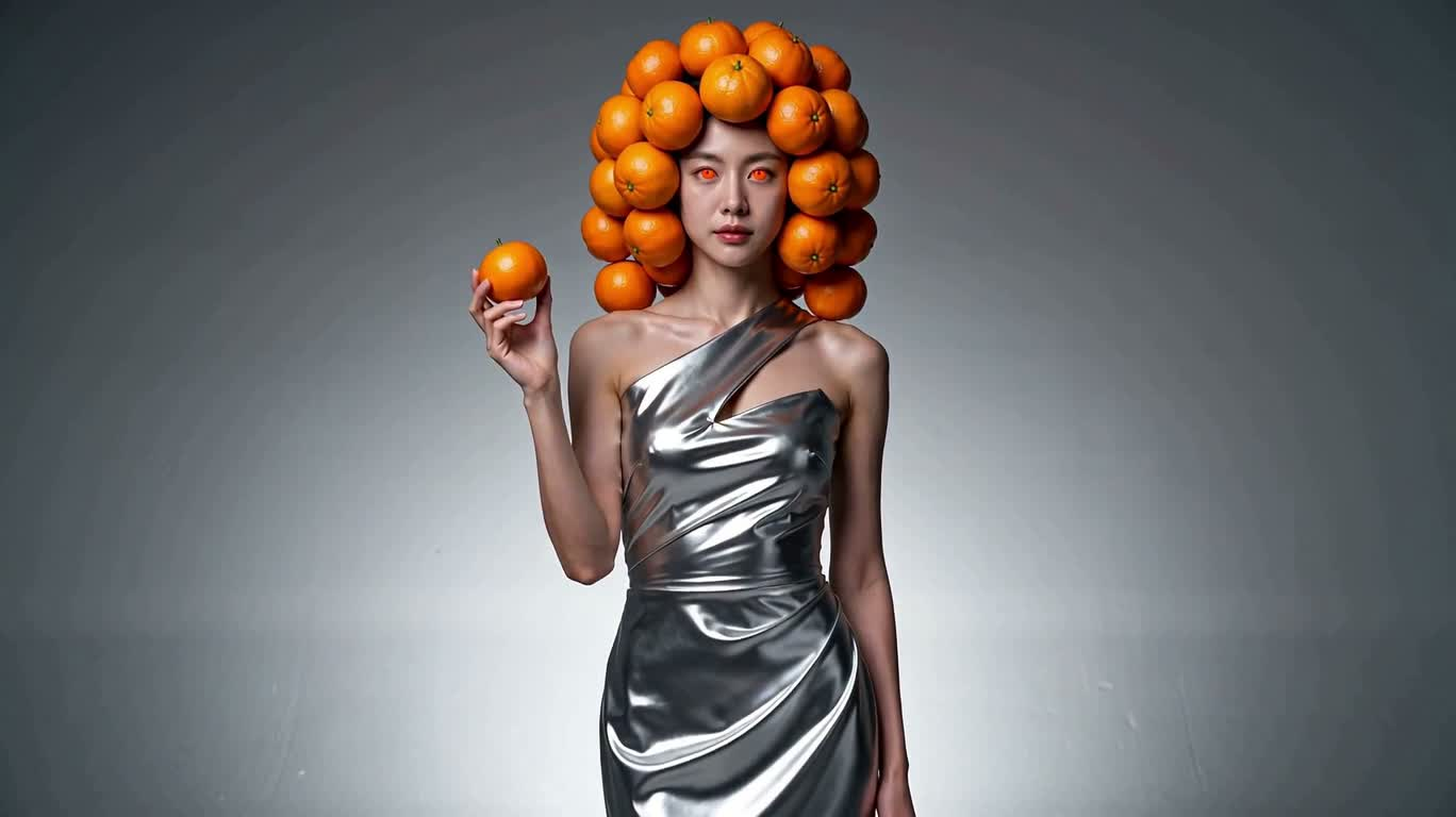 橘雾消隐与金属裙