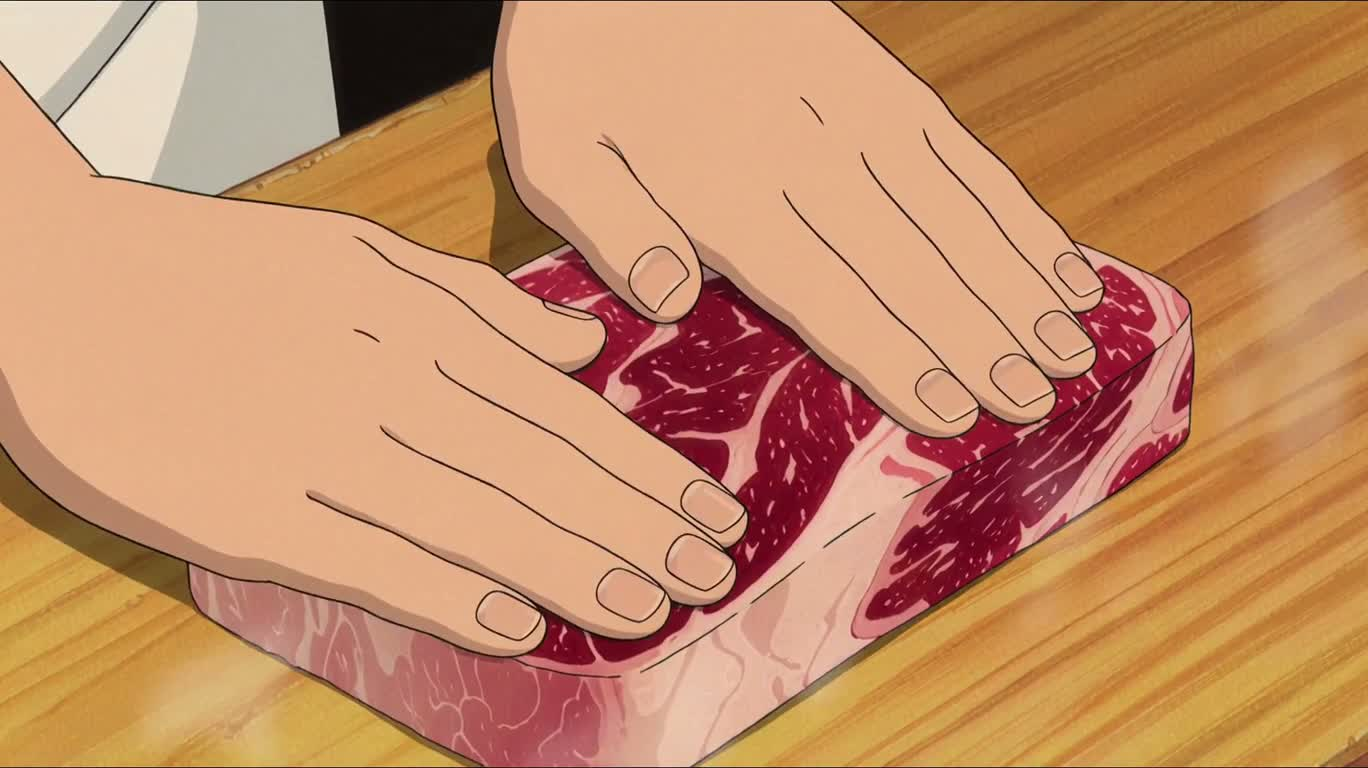 炭火烤肉的手绘料理 — AI video creation