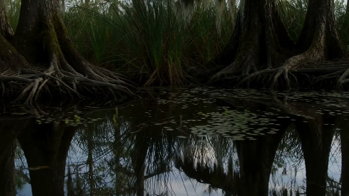 沼泽延展至广阔湿地 — AI video creation