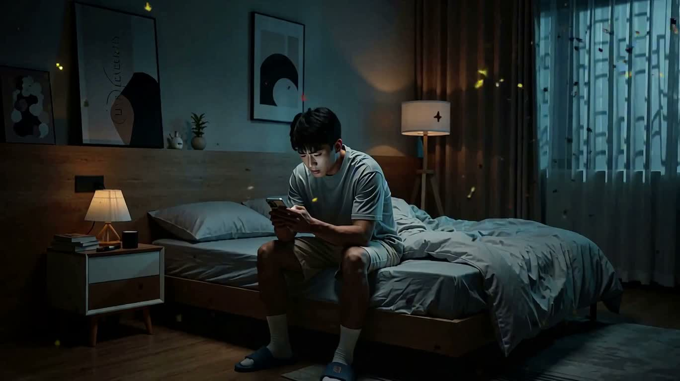 旧手机的戏剧性告别 — AI video creation
