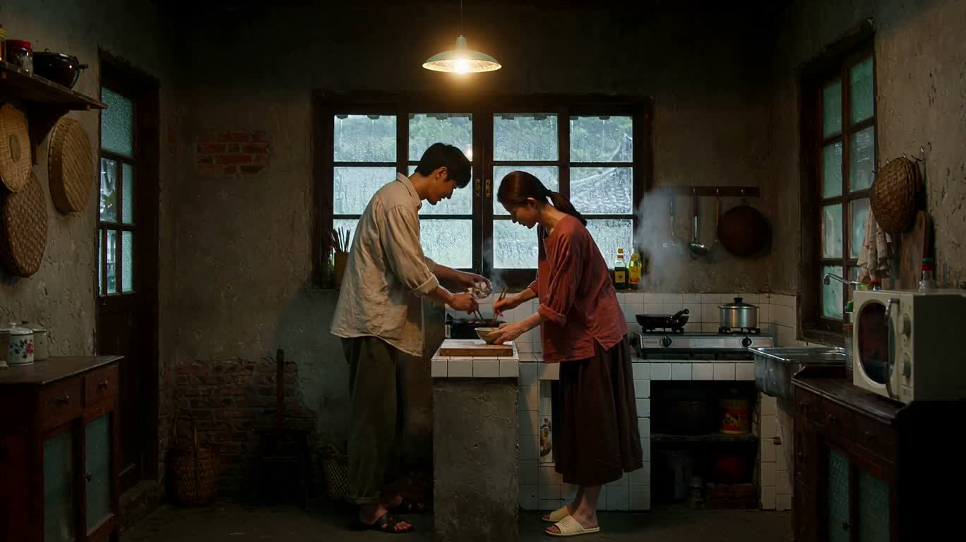雨日乡居早餐 — AI video creation