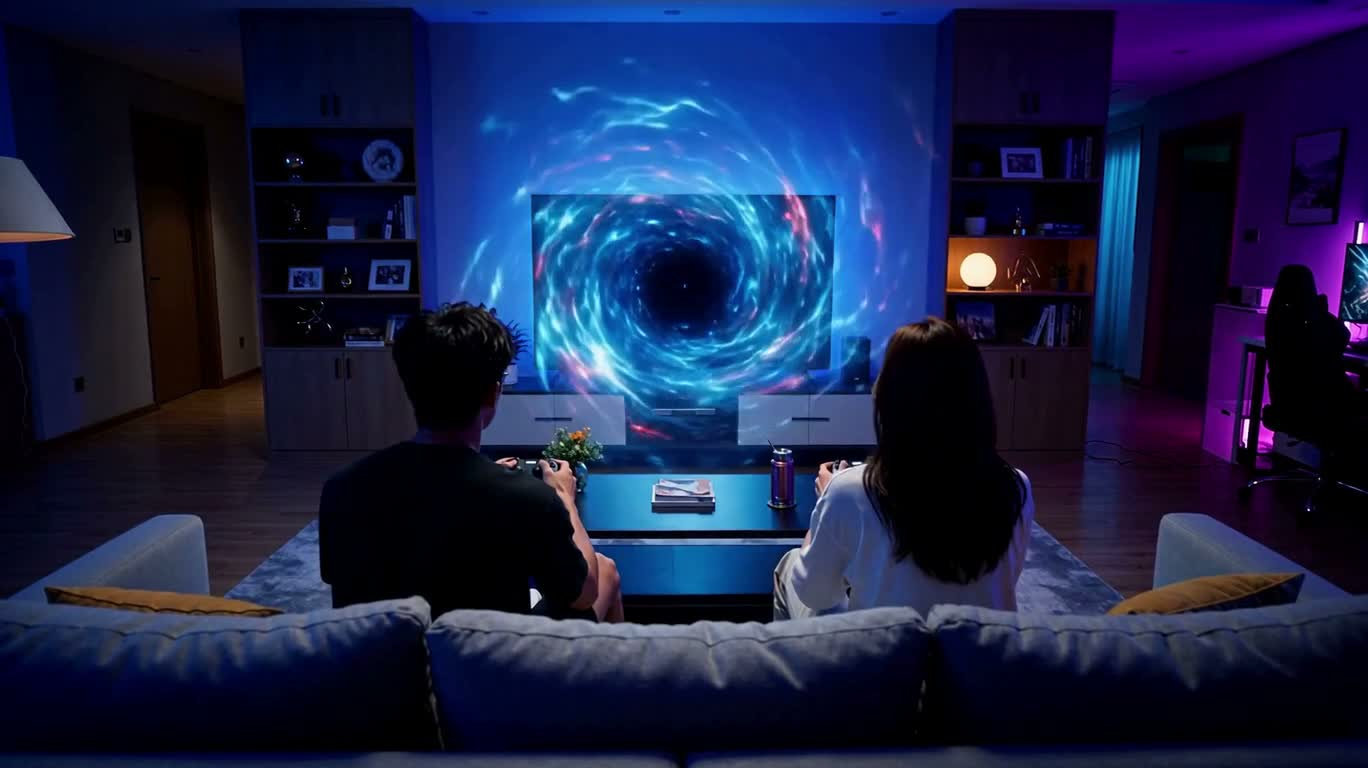 双人玩家跃入魔幻战场 — AI video creation
