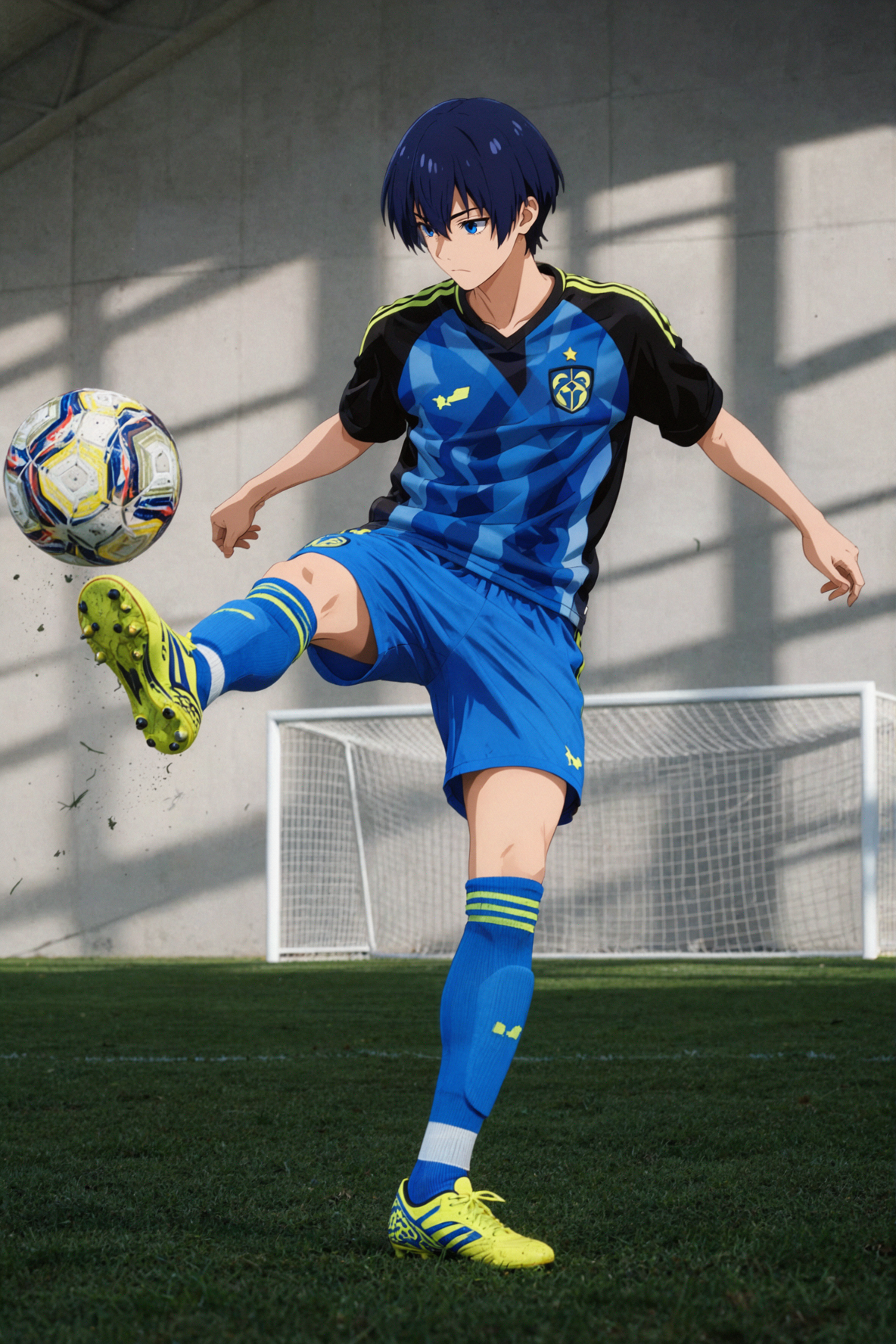 Isagi Yoichi · Volley Strike · Hard Sunlight Shadows