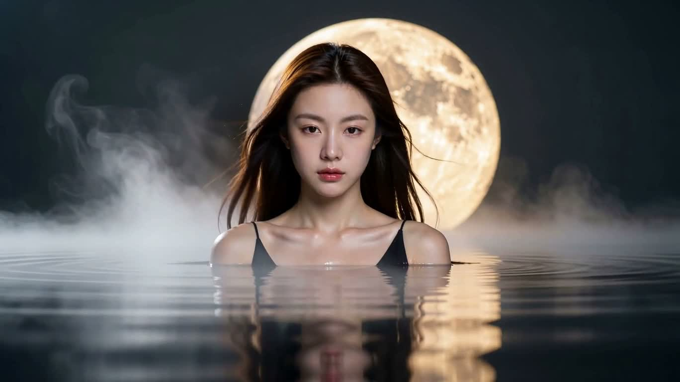 满月水畔灵境 — AI video creation
