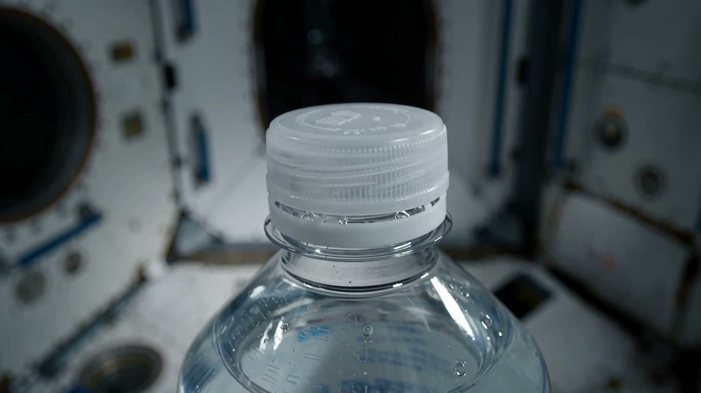 空间站失重水滴实验
