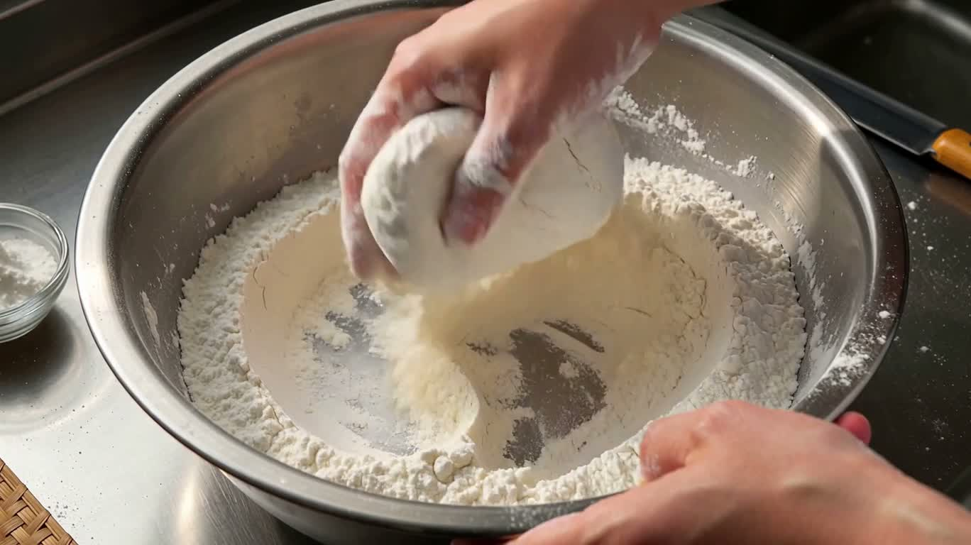 动漫手作鸡肉饺子 — AI video creation