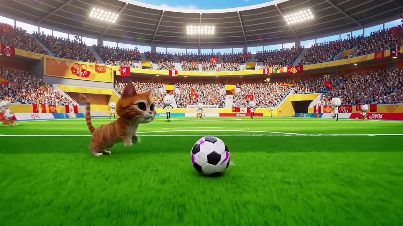 猫と棒人間のサッカーカーニバル