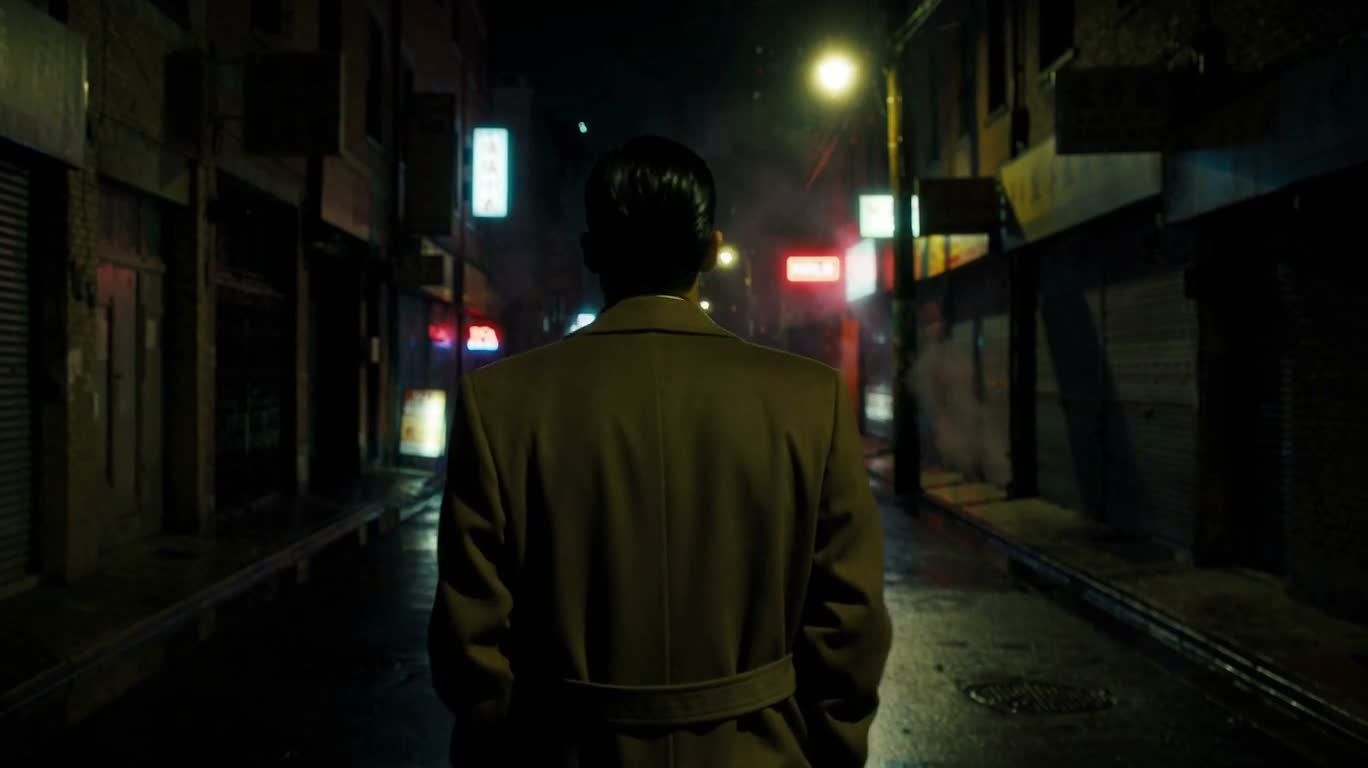 雨夜霓虹巷 — AI video creation