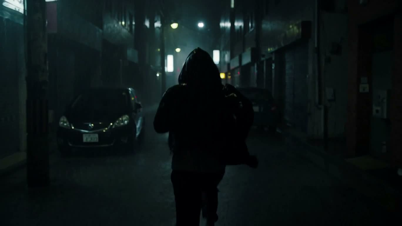 午夜雨巷追逐 — AI video creation
