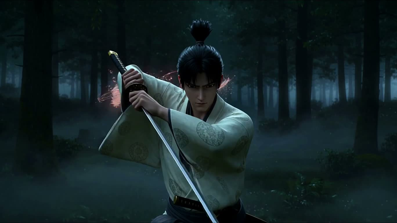 月夜花龙与绯雷武士决战 — AI video creation