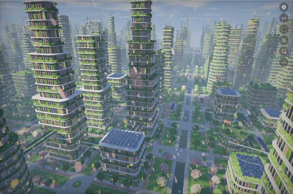 太阳朋克城市着色器基准测试 — AI video creation