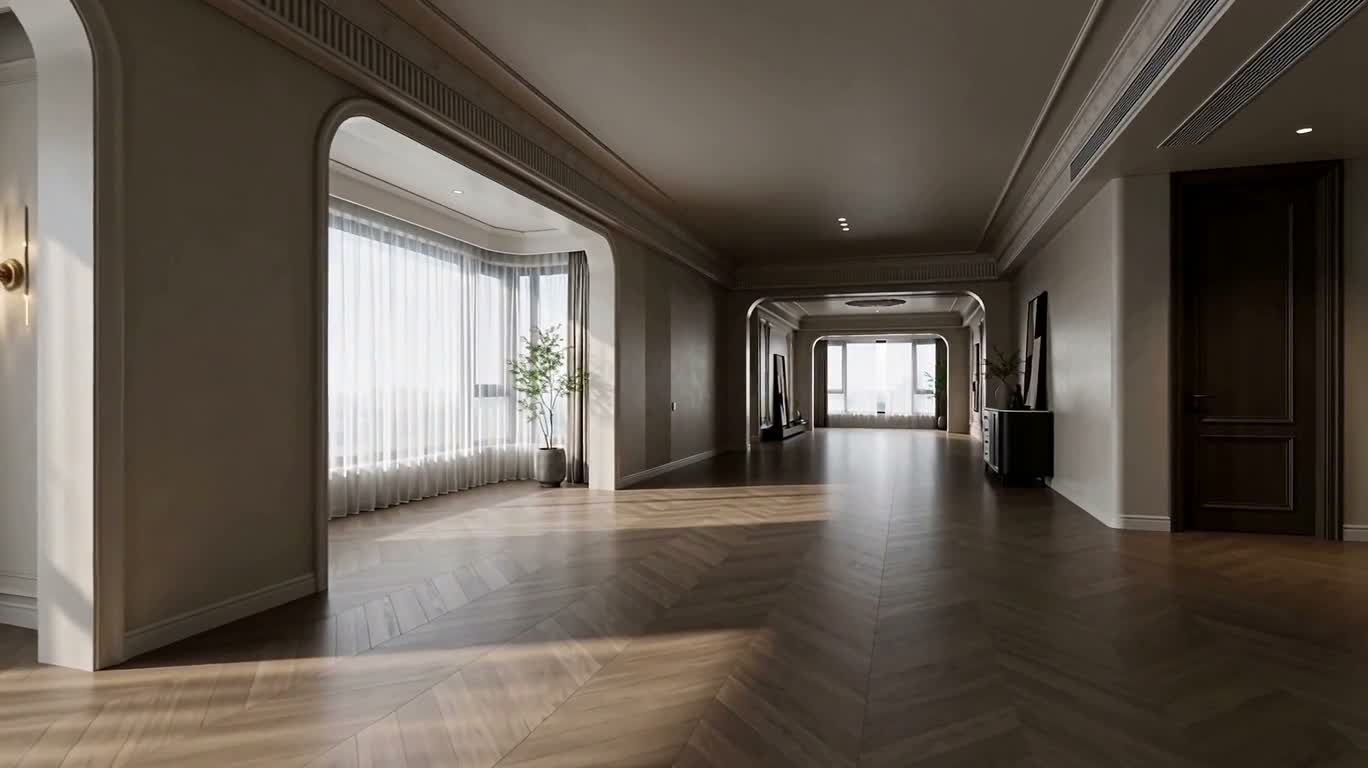 金色线框变身奢华家具 — AI video creation