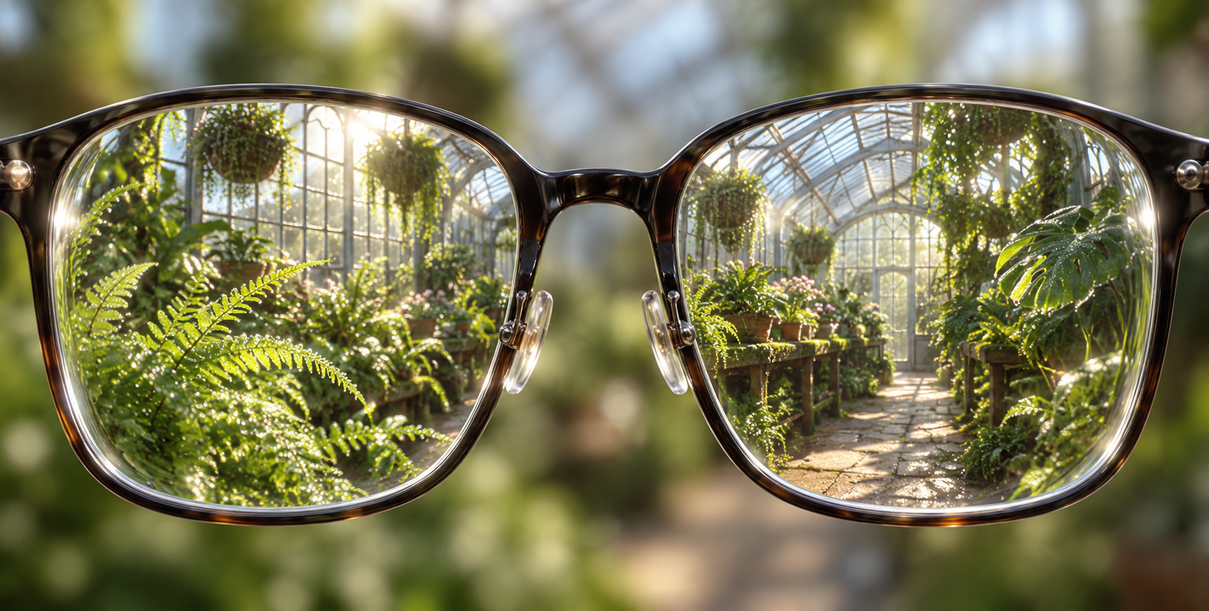 Le monde à travers des verres de myope