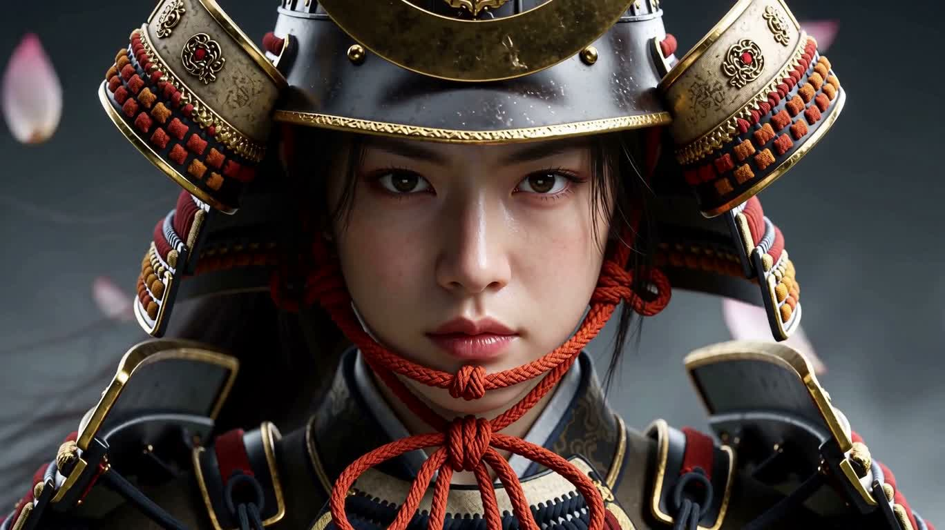 Lotus Fury: Realistic Female Warrior — AI video creation