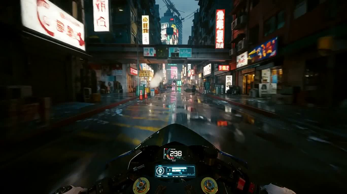 霓虹都市极速截击 — AI video creation