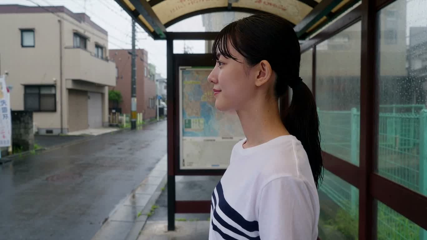 雨巷漫步 — AI video creation