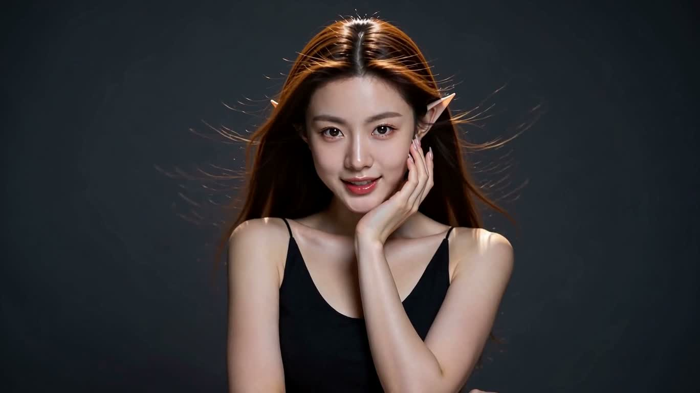환상의 빛 정령 — AI video creation