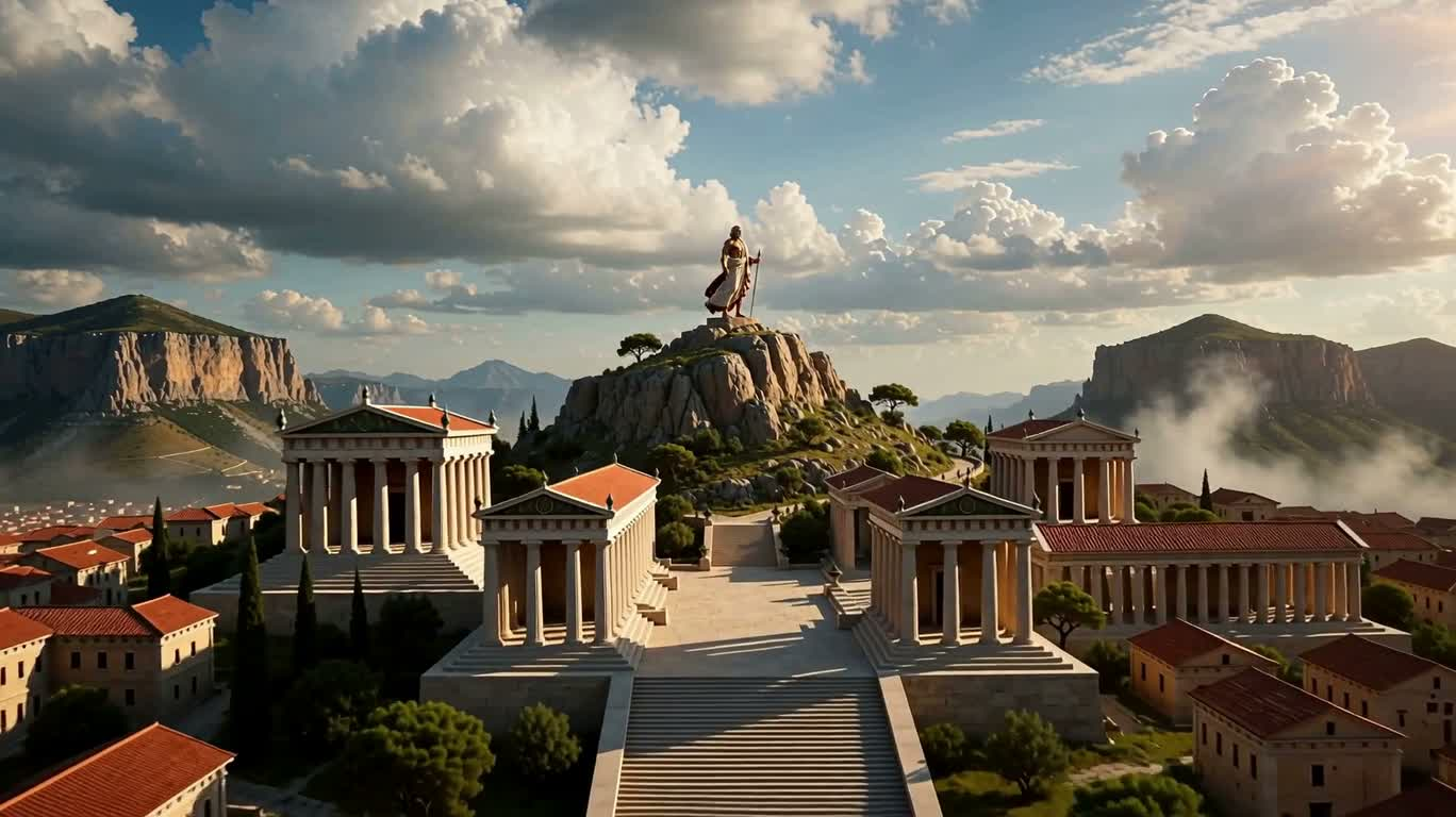 Twilight of the Gods: Ancient City on the Mountain Peak
