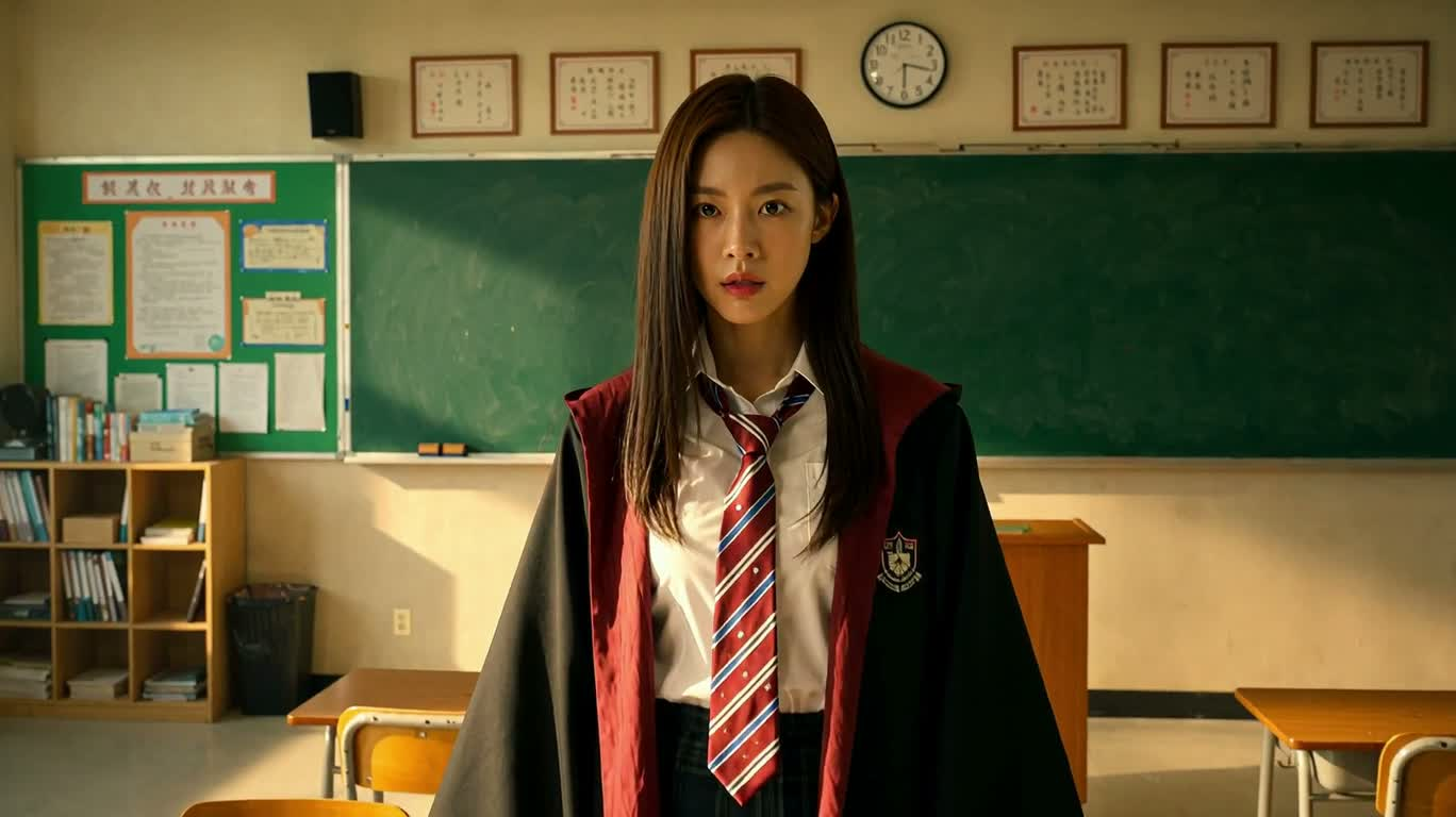 魔法学院女战士的教室突围 — AI video creation
