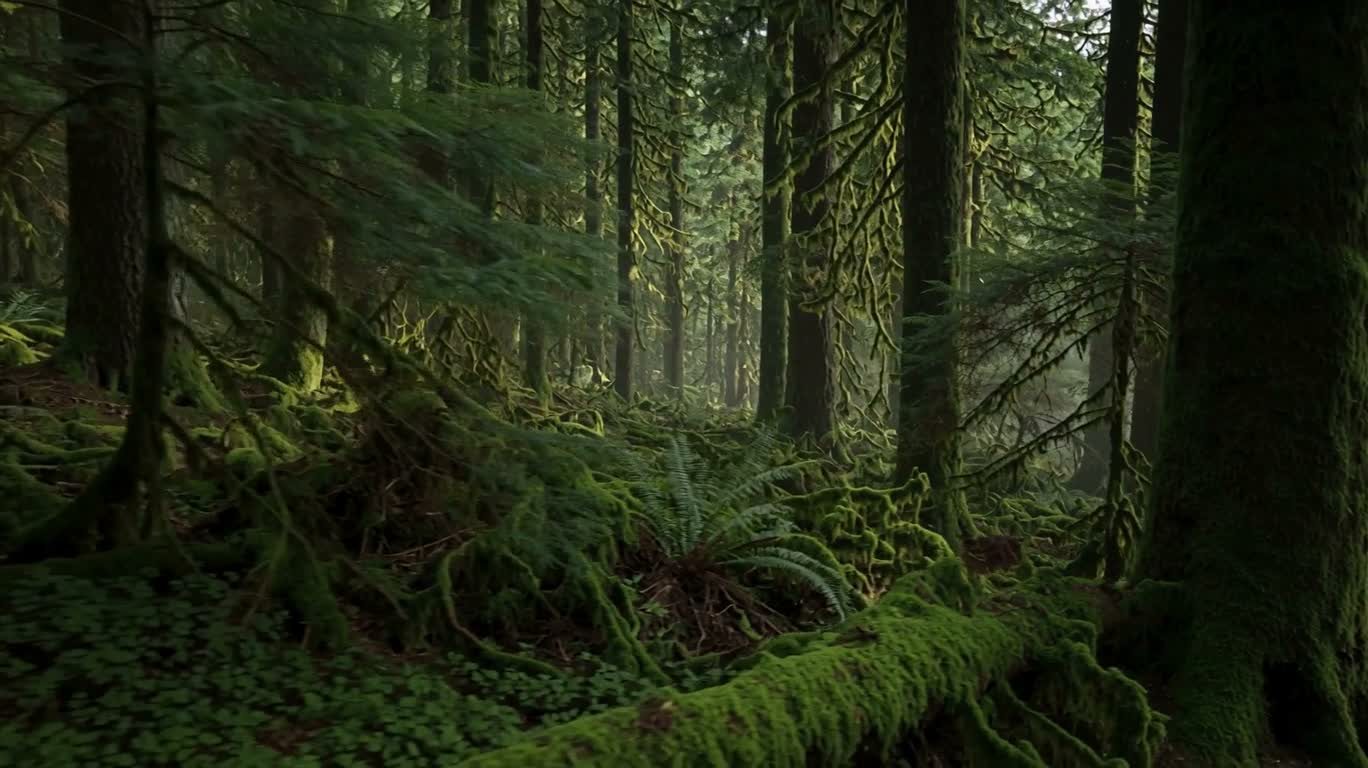 苔雾幽林