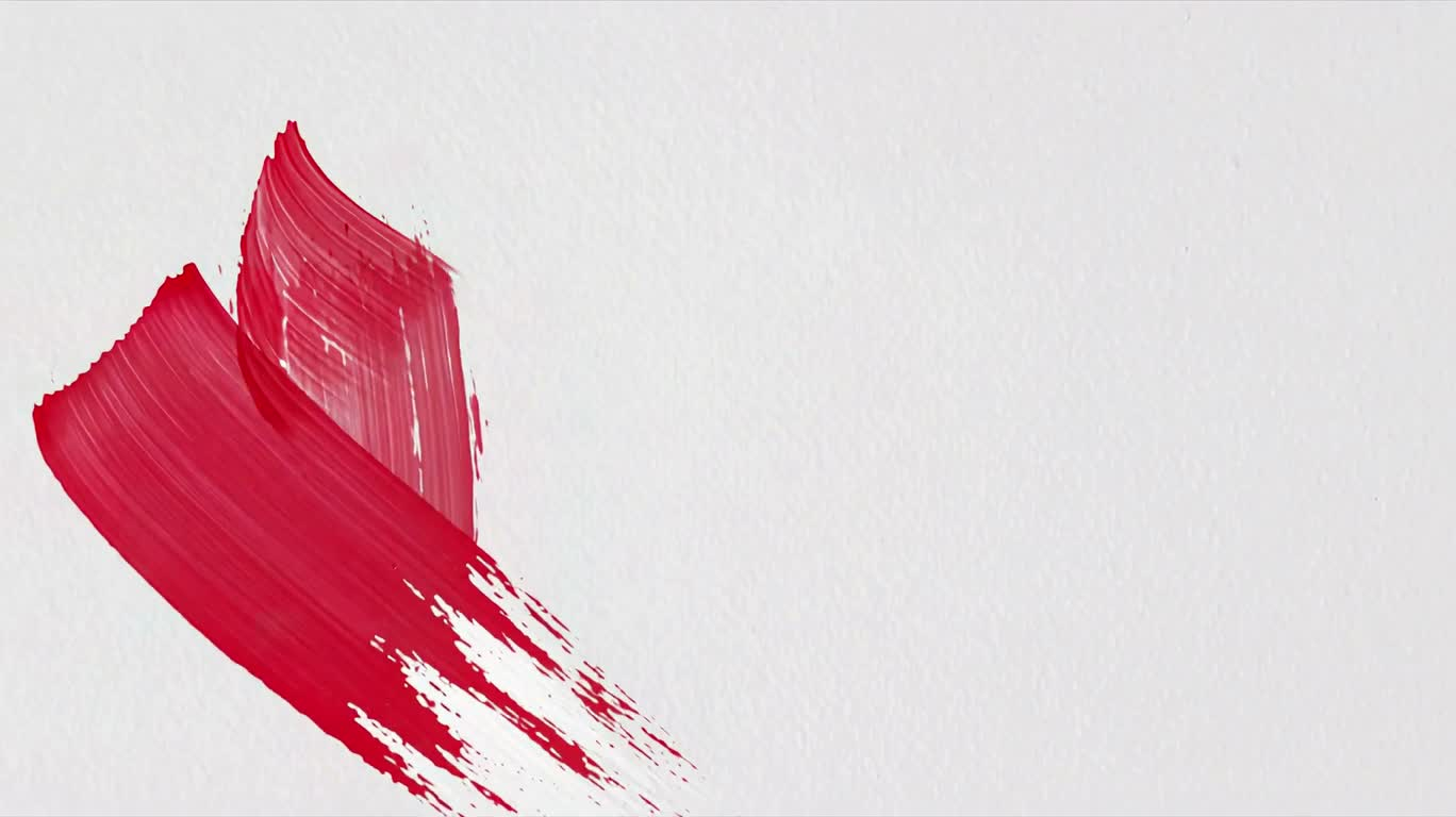 Hoạt hình logo nét cọ acrylic đen, đỏ, tím — AI video creation