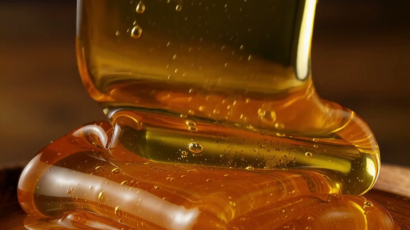 Flux de miel ambré