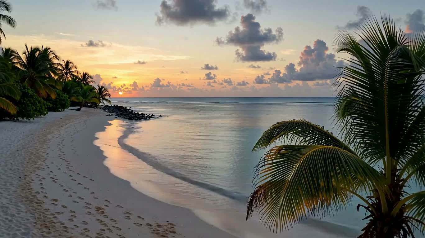 Caribbean Sunset Coast — AI video creation