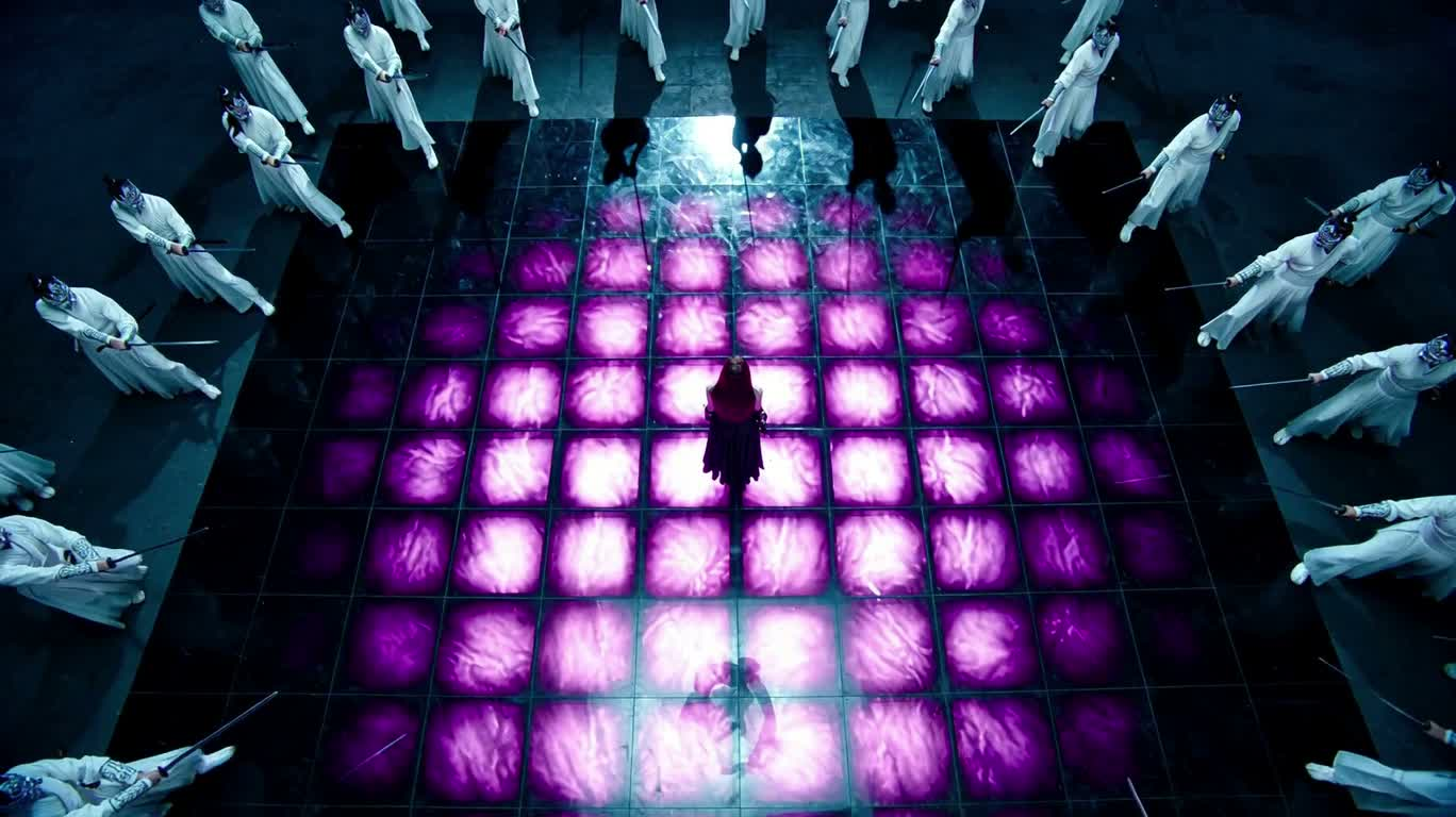 紫晶武阵中的独战女剑客 — AI video creation
