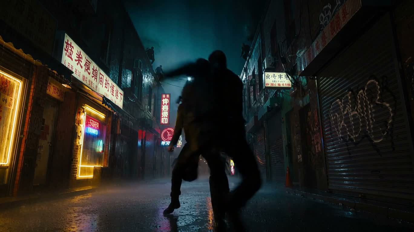 Neon Rain Alley: Vampire Siege